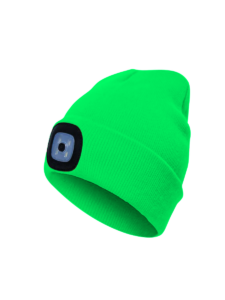 Шапка с фонариком зел. КОСМОС KOCHat_g